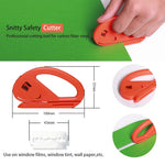 HASTHIP® Kit de Herramientas para Papel Tapiz y Vinilo 10Pcs,Raspador de Plástico con Cuchilla,Cortador y Repuestos Herramienta Alisado para Paredes Envoltura Coche Películas