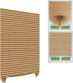 HASTHIP Blinds for Windows Without Drill featuring Roll Up Pleated Paper Design 47x70 in | Light Filtering and UV Protection for Home or Office