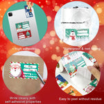 HASTHIP Christmas Gift Tags 500 pcs for Presents featuring Self Adhesive Design and 6 Patterns | To and From Stickers 2.95x1.6 in