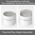 HASTHIP Drain Pipe Rat Stopper for 70mm Pipes with Anti-Rat Grid and 304 Stainless Steel | Rust Resistant Outdoor Drain Guard