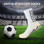 HASTHIP® 2 pairs of Men Women Athletic Socks, for Badminton Soccer Running Gym & Indoor Training, Hi-Tech Performance Rubber Anti-Slip and Thicken Cushion Sport Socks Ankle Length Socks