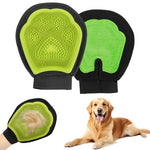 HASTHIP® Qpets Guantes para Eliminar Pelo de Mascotas, Guante Doble Cara para deslanado y desmotado, diseño de Malla Transpirable y cerdas Suaves TPR para Perros y Gatos