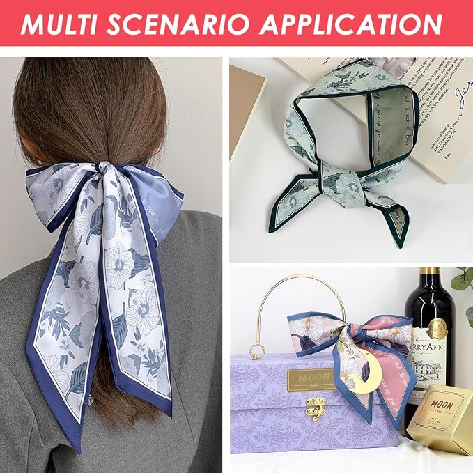 HASTHIP® 5-Piece Floral Hair Scarf Set for Women