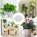 HASTHIP Flower Pot Hole Mesh Pad for Indoor and Outdoor Plants with 50pcs 10cm Polyester Screen | Prevents Soil Leakage and Promotes Root Health