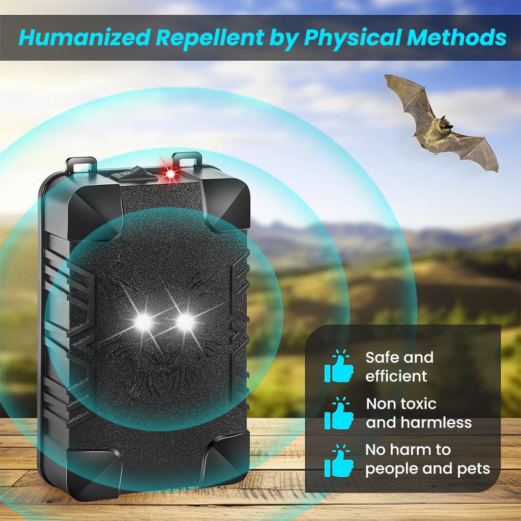 HASTHIP Car Mouse Repeller for Car and Home Use with 8–56Hz Ultrasonic Sound | Motion Sensor Energy-Saving Design