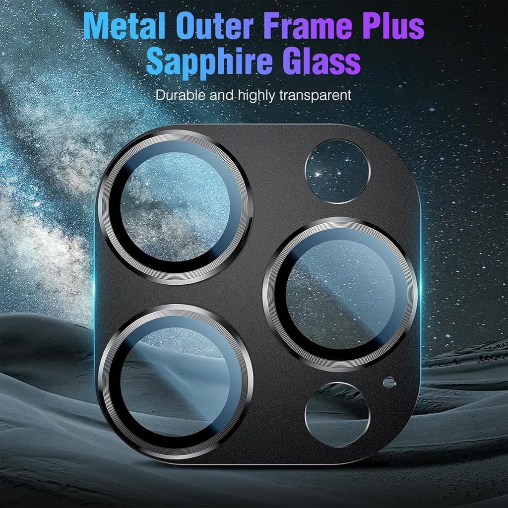 HASTHIP® Camera Lens Protector for i Phone 16 Pro Max Full Coverage Scratch-proof HD Lens Cover Universal Camera Lens Cover for Most Phone Case Phone Camera Lens Protector for i Phone 16 Pro Max