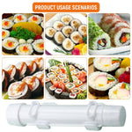 HASTHIP Sushi Making Kit for Beginners with Roller Bazooka and 2PCS Bamboo Mat | DIY Home Rolls