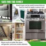 HASTHIP® Cockroach Killer Gel for Home Strong, Strong Adhesive Cockroach Killer, Pesticide Free Cockroach Repellent/Cockroach Trap, Safe & Easy Cockroach Trap for Kitchen, Room, Office (10 Pcs )