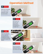 HASTHIP Gas Detector for Home Safety with LCD Display and Visual & Audible Alarms | 50–1000 ppm Detection Range