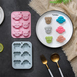 HASTHIP Silicone Molds for Baking with 6 Cavities Cute Sheep Design | Food Grade Nonstick