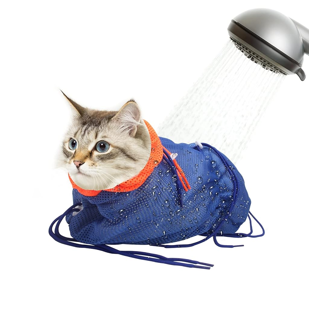 HASTHIP® Mesh Anti Scratch Cat Recovery Collar, Adjustable Soft Cone, Protective Elizabethan Collar for Cats and Kittens