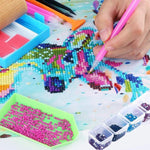 HASTHIP Diamond Painting Tools Kit for DIY Art with 22 Pieces and Dual Tip Pens | 28 Grids Organizer