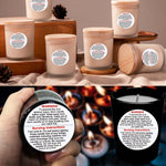 HASTHIP Warning Label Sticker for Candle Jar with 500 Sheets and 1500pcs Self Adhesive | DIY Candle Making Safety Labels