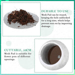 HASTHIP Flower Pot Hole Mesh Pad for Bonsai and Succulent Planters 50 pcs 10 cm | Reusable Polyamide Screen Reduces Soil Loss and Improves Drainage