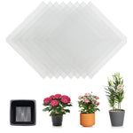 HASTHIP Flower Pot Hole Mesh Pad for Indoor and Outdoor Plants with 50pcs 10cm Polyester Screen | Prevents Soil Leakage and Promotes Root Health