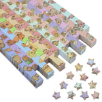 HASTHIP Lucky Star Papers for DIY Crafts featuring 600 strips 10.2 in double sided prints | 12 cute Capybara designs
