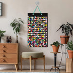 HASTHIP Shoe Charms Organizer for Wall Display with 180 Slots and Felt Board | Easy Hanging