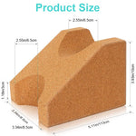 HASTHIP Cork Guitar Neck Rest Stand for Guitar Maintenance with Non Slip Base | Ergonomic Support