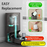 HASTHIP® 4Pcs Dustbins Replacement for Dreame D10s Plus Vacuum Cleaner Dust Bags Vacuuming Reuseable Dust Collection Bags for Hair, Dirt, and Debris.