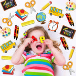 HASTHIP Back to School Supplies for Classroom Decor with 30 Pcs Wooden Charms and 10 m Jute Rope