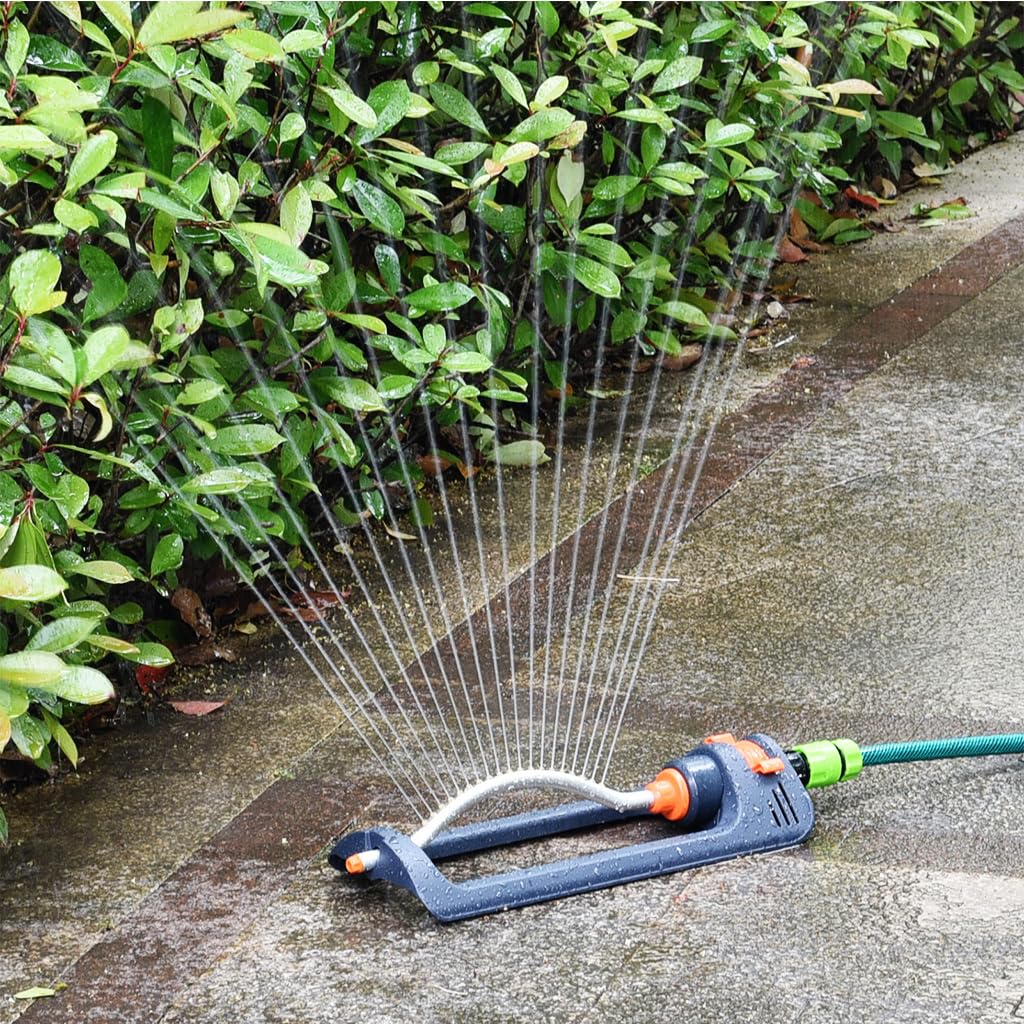 HASTHIP Garden Sprinkler for Lawn and Agriculture with 180° Rotation and 8–10m Coverage | 3 PCS Adjustable Irrigation System