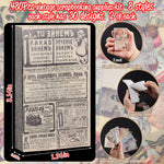 HASTHIP Vintage Scrapbooking Paper Set for DIY Crafts with 480 Sheets and 8 Unique Themes