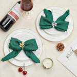 HASTHIP® 12Pcs Gold Leaf Napkin Rings, Elegant Metal Napkin Holders for Wedding, Dinner, Banquet, Festival and Holiday Table Decorations, Durable and Reusable Table Accessories