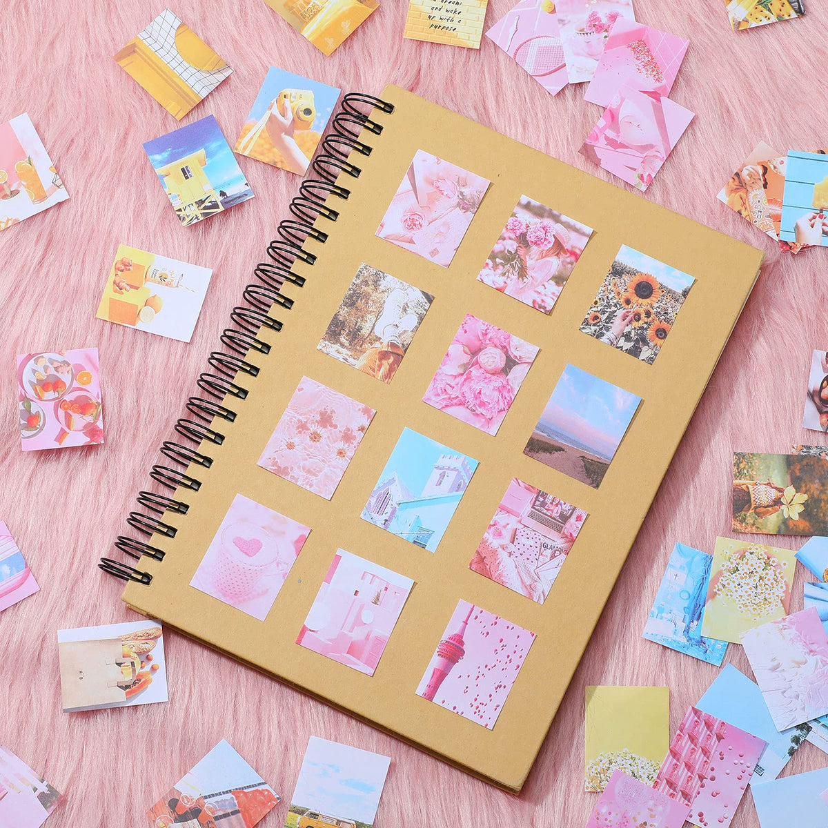 HASTHIP Sticker Book for Journal featuring 800 Sheets Vintage Scrapbook Stickers | DIY Album and Art Crafts