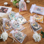 HASTHIP Potli Bags for Gifting 30 pcs 4x6 in with Drawstring Closure and Sheer Mesh | Ideal for Weddings and Parties