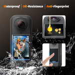 HASTHIP® Protector de Pantalla para Insta360 X4 Air (Paquete de 3),Vidrio Templado 9H Ultra HD,Película Protectora LCD Transparente,Resistente a Arañazos y Fácil Instalar