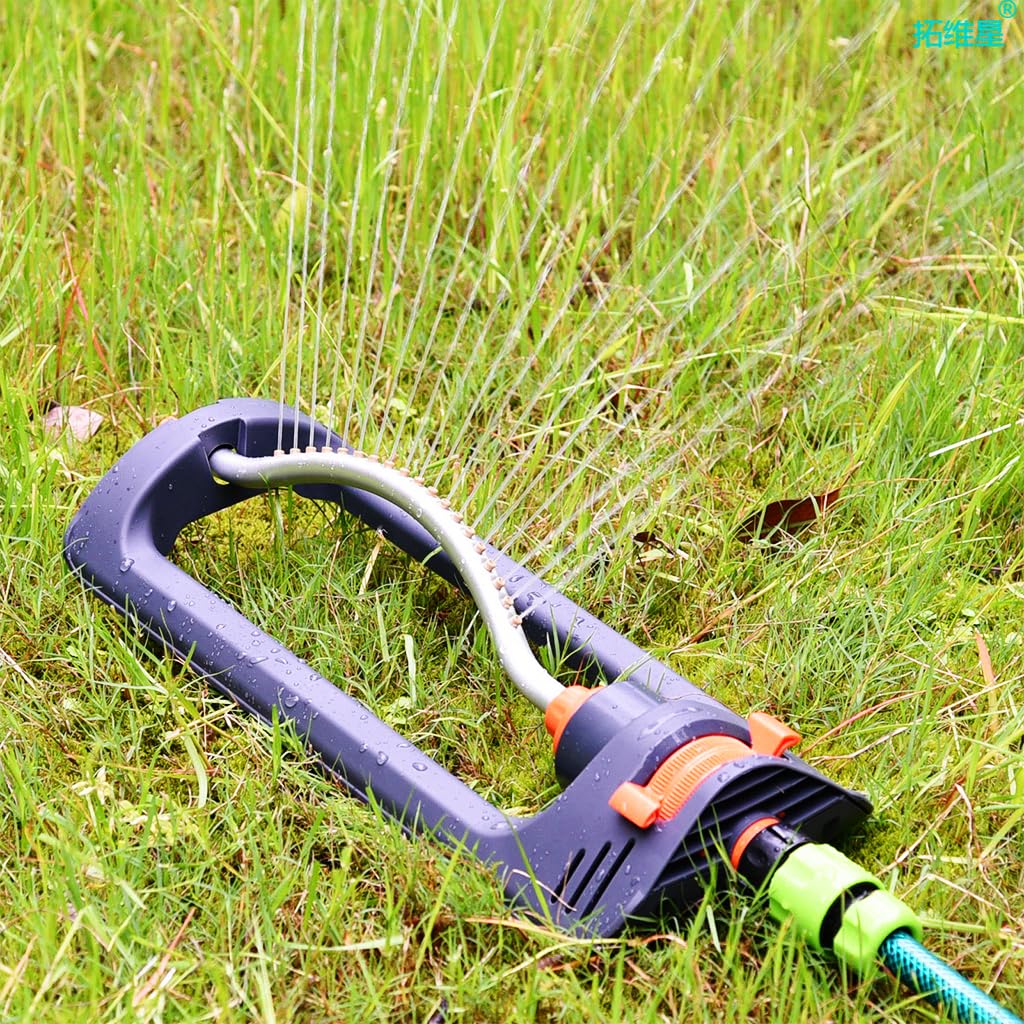 HASTHIP Garden Sprinkler for Lawn and Agriculture with 180° Rotation and 8–10m Coverage | 3 PCS Adjustable Irrigation System