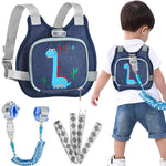HASTHIP® Arnés para Niños con Correa de Seguridad y Pulsera Antipérdida,Arnés para Bebés Ajustable y Correa Anticaídas Niños Pequeños