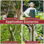 HASTHIP® Telescopic Manual Pruning Saw 9.8ft Extendable Stainless Steel Pole