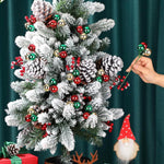 HASTHIP Christmas Ball Ornaments for Tree featuring 12 picks in red green and gold | festive home and DIY crafts décor