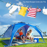 4Pcs 3.3ft Luggage Strap for Motorcycle Bike with Metal Hooks, High Elasticity Bungee Cord Elastic Rope