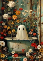 HASTHIP® Halloween Diamond Painting Kits for Adults,Ghost Full Drill Diamond Dots Paintings for Beginners,Round 5D Paint with Pictures Gem Art Kits DIY Crafts 12x16inch