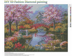 HASTHIP 5D Diamond Painting Kit for Adults with HD Canvas and Super Flash Diamonds 11.8x15.8In | Full Drill Rhinestone Art Set