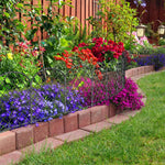 HASTHIP® Metal Garden Fence Outdoor - Versatile Decorative Fence for Garden - Garden Plant Partition Fence - Outdoor Garden & Patio Decoration Items - Garden Fence for Flower, Lawn, Pathway (5 Pcs )