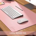 HASTHIP Mouse Pad Desk Mat for Home and Office featuring Dual Side PU Leather 90×45cm | Waterproof