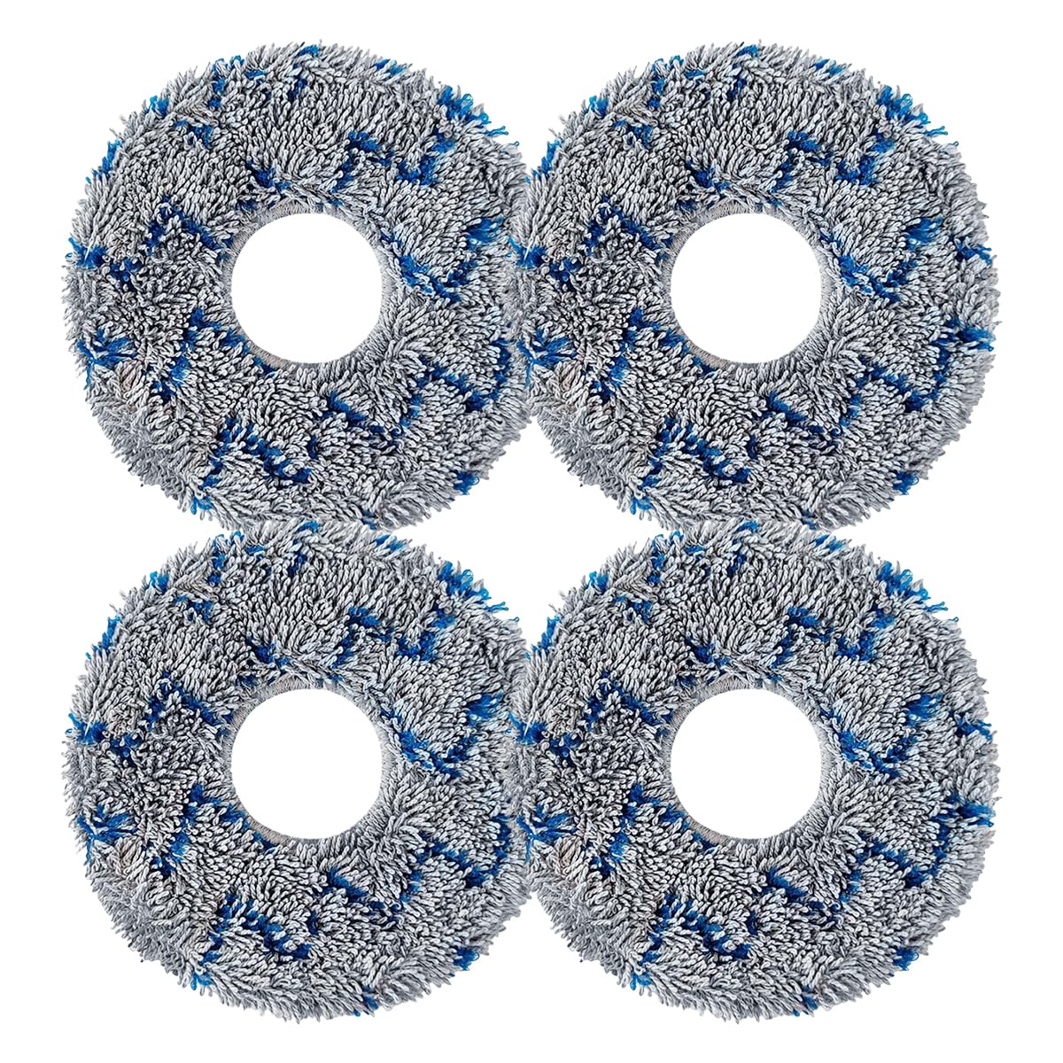 HASTHIP Mop Cloth Replenishment Kit for DEEBOT T20 Omni Series featuring Absorbent Reusable Microfiber Pads | 4Pcs Replacement Accessory Set