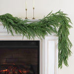 HASTHIP Christmas Garlands for Indoor Decorations featuring 70 in Norfolk Pine Greenery | Real Touch PVC with Hanging Loop