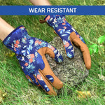 HASTHIP Gardening Gloves for Thorny Bushes and Roses featuring Thickened Microfiber Grip | Extended Coverage for Safe Pruning and Weeding