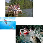 Proberos 500pcs High Carbon Steel Fishing Hooks with Plastic Box, 10 Sizes Fish Hook with Barbs for Freshwater/Seawater, 3# - 12#(50pcs/ Size)