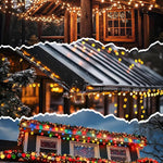 HASTHIP Christmas Light Clips for Outdoor Decorations with Drainage Slot | 50 Stainless Steel Wire Holders