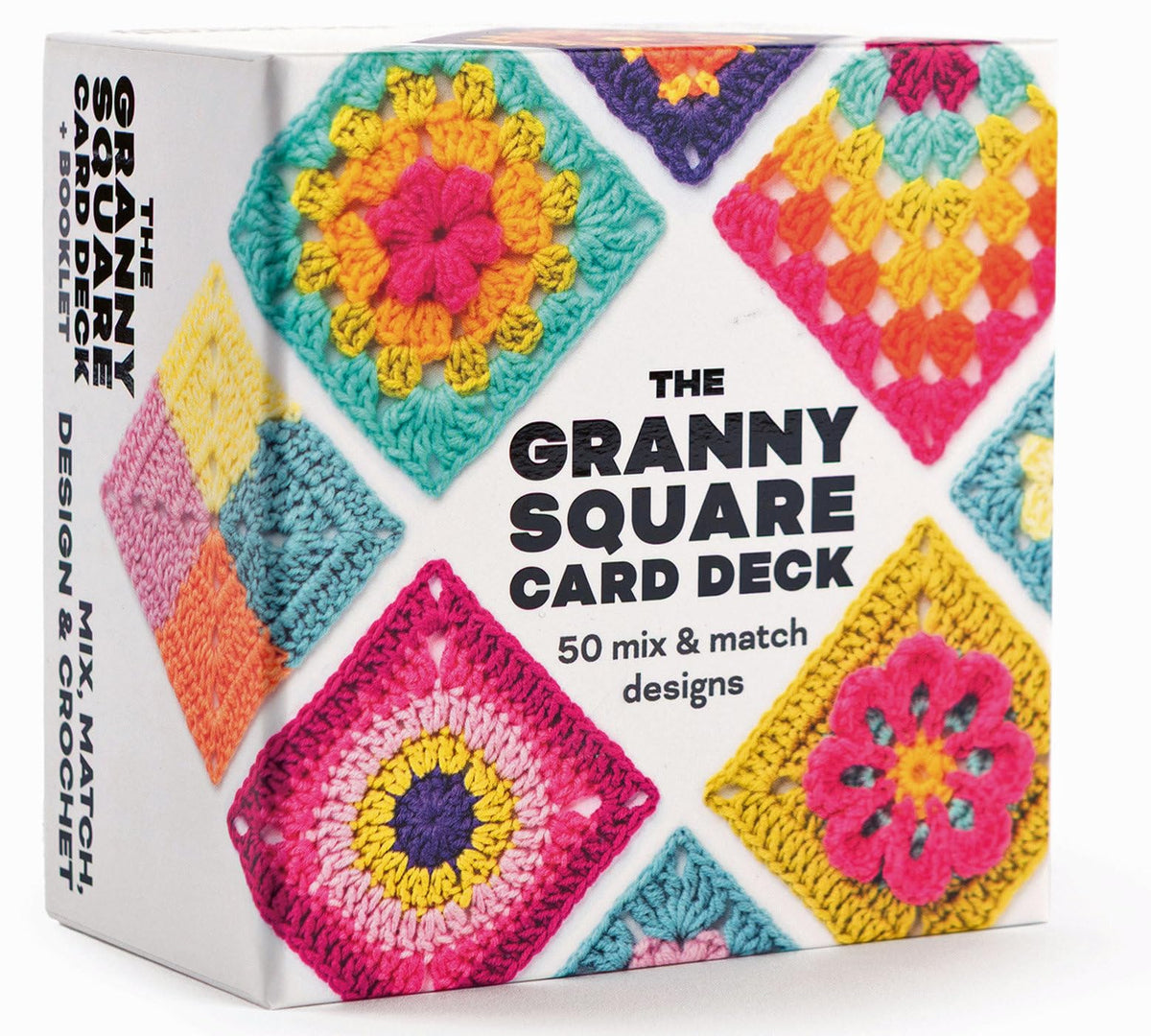 HASTHIP® he Granny Square Card Deck: 50 Mix and Match Designs-Multicolor