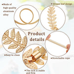 HASTHIP Curtain Tiebacks for Home and Office featuring Clip-and-Snap Design 22.5cm | Alloy Pearl Flower Holdbacks