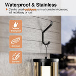 HASTHIP® 4Pcs Wall Hooks Hat Hooks Garment Hanger Hooks Coat Hooks Dual-hook Design Modern Minimalist Cast Iron Wall Mount Hooks with Screws Kit, Versatile Wall Hooks for Entryway, Wall, Room, Kitchen