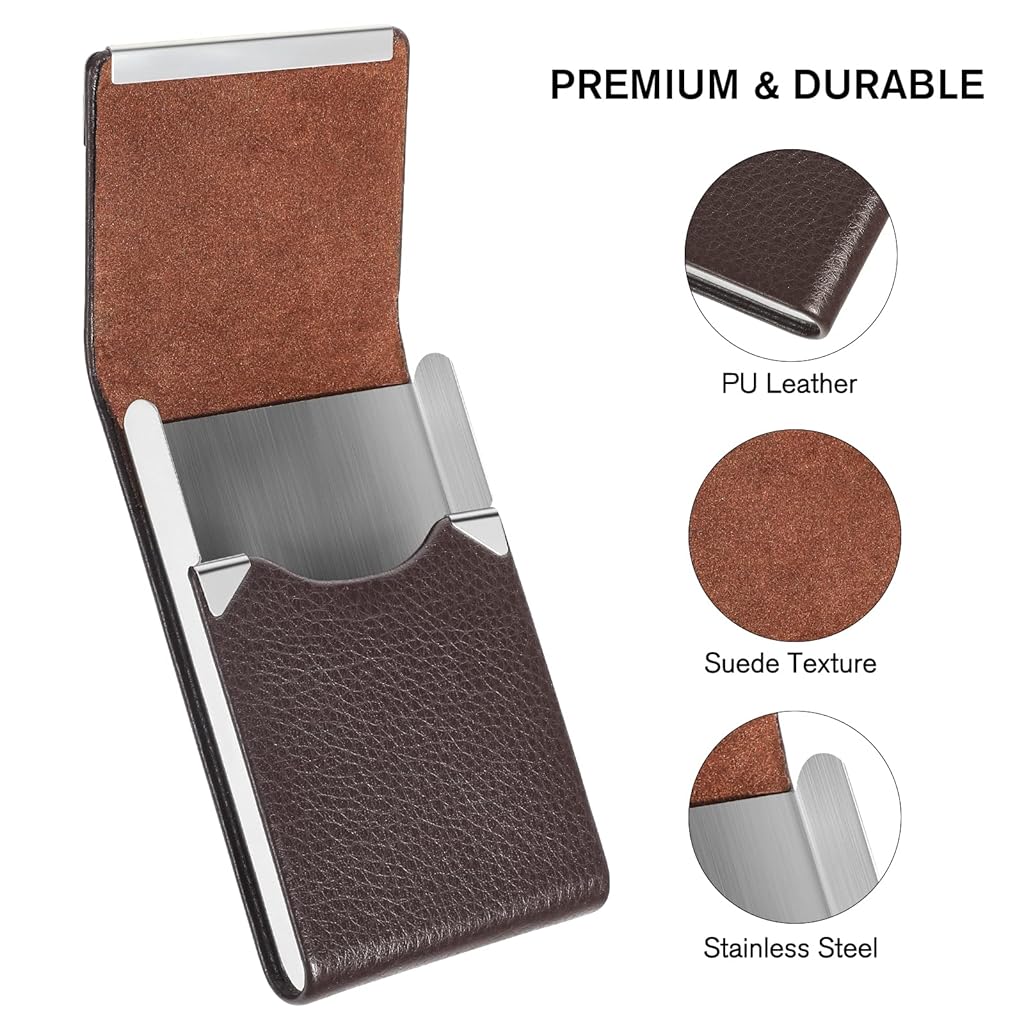 HASTHIP® Business Card Holder Metal Visiting Card Case