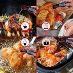 HASTHIP Meat Thermometer for Grilling and Cooking with Folding Probe and Backlit LCD | -58°F–572°F Instant Read