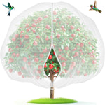 HASTHIP Fruit Tree Netting for Garden Plants 240x240cm with Zippered Access & Drawstring Closure